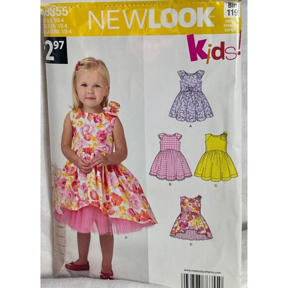 Sewing Patterns Toddler Girls Dresses Bloomers Adorable Variety Lot of 5 - Picture 6 of 6